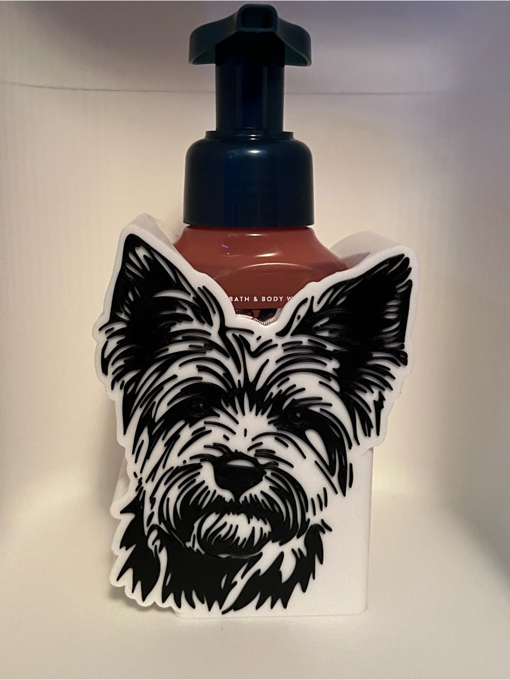 Yorkie - Yorkshire Terrier bath and body works soap holder